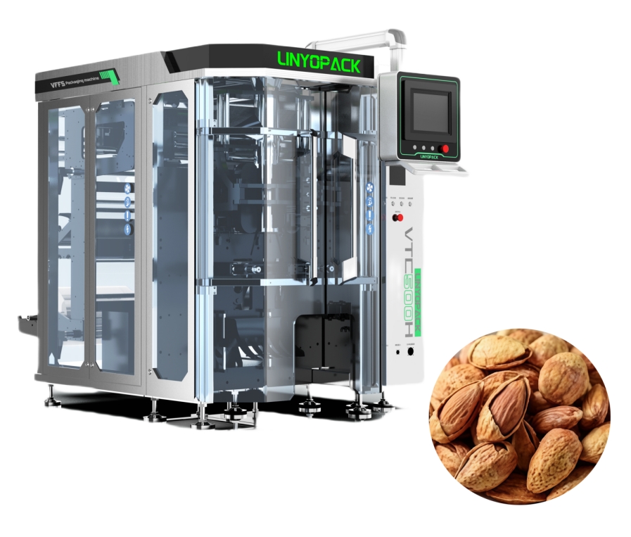 Revolutionize Almond Packaging: How the VTC500H High-Speed Vertical Machine Drives Efficiency in Nut Processing