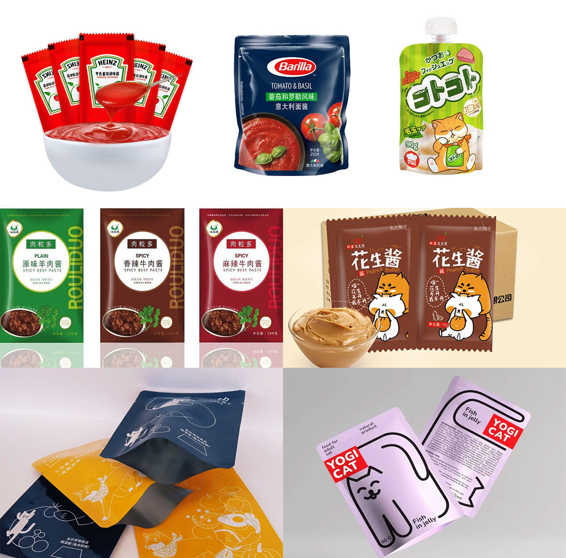 Multi-functional Pouch Cream Filling Machine